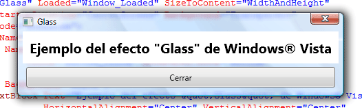 Ejemplo de Glass
